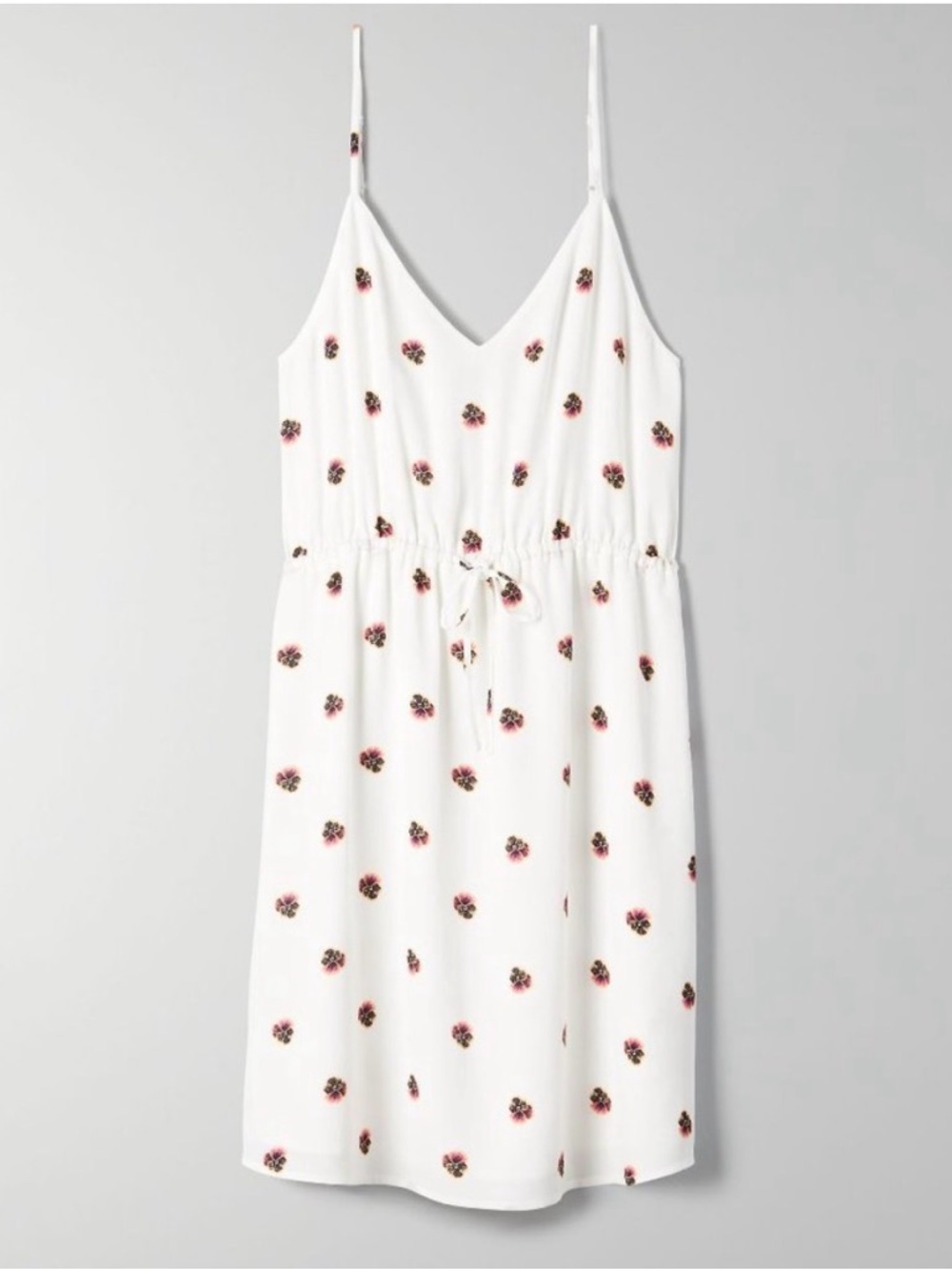Aritzia Babaton Casimir dress size large white floral print